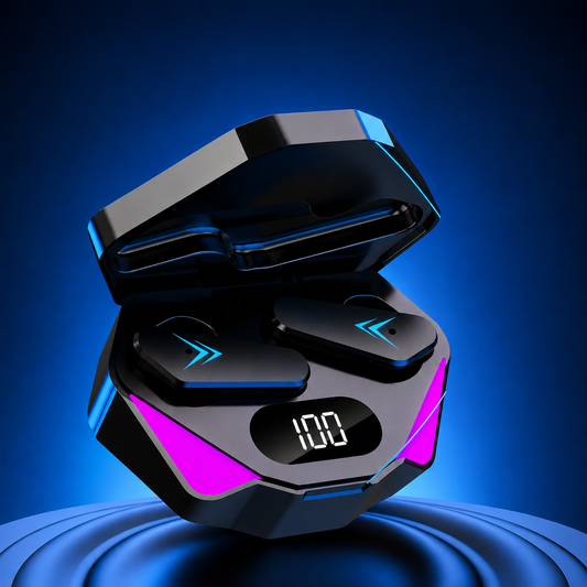 X15 Pro TWS Wireless Earbuds — LED Battery Display, Bluetooth 5.3, Built-In Mic