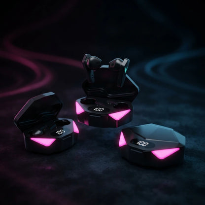 X15 Pro TWS Wireless Earbuds — LED Battery Display, Bluetooth 5.3, Built-In Mic