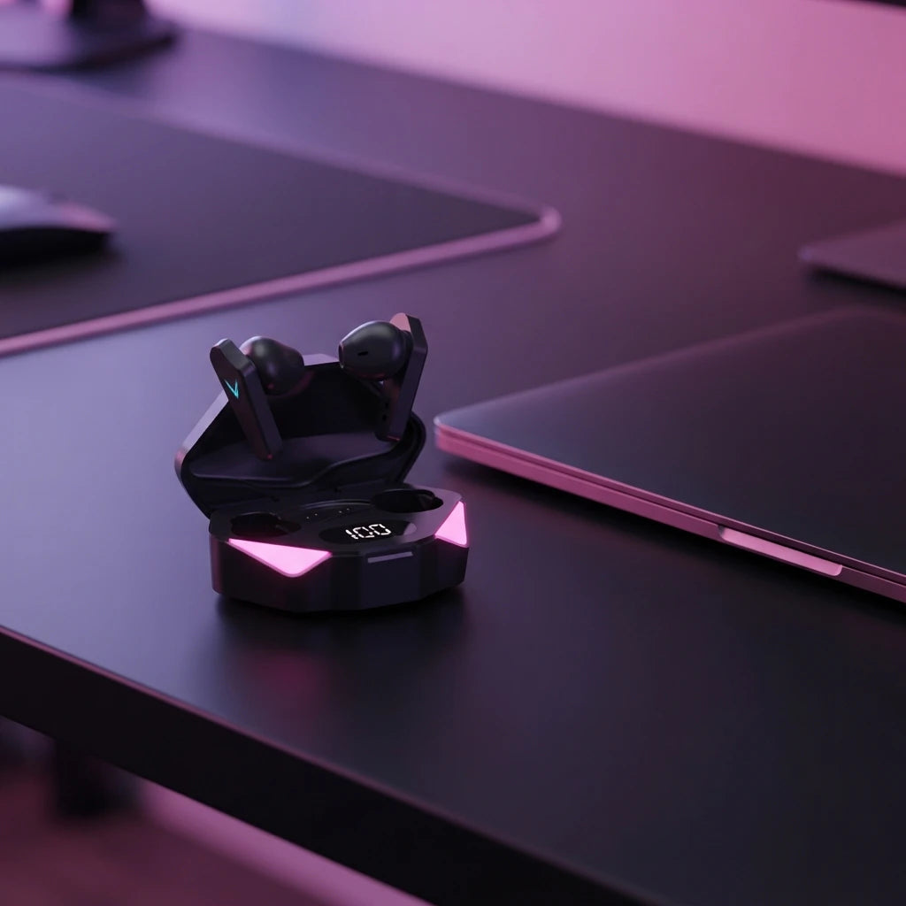 X15 Pro TWS Wireless Earbuds — LED Battery Display, Bluetooth 5.3, Built-In Mic